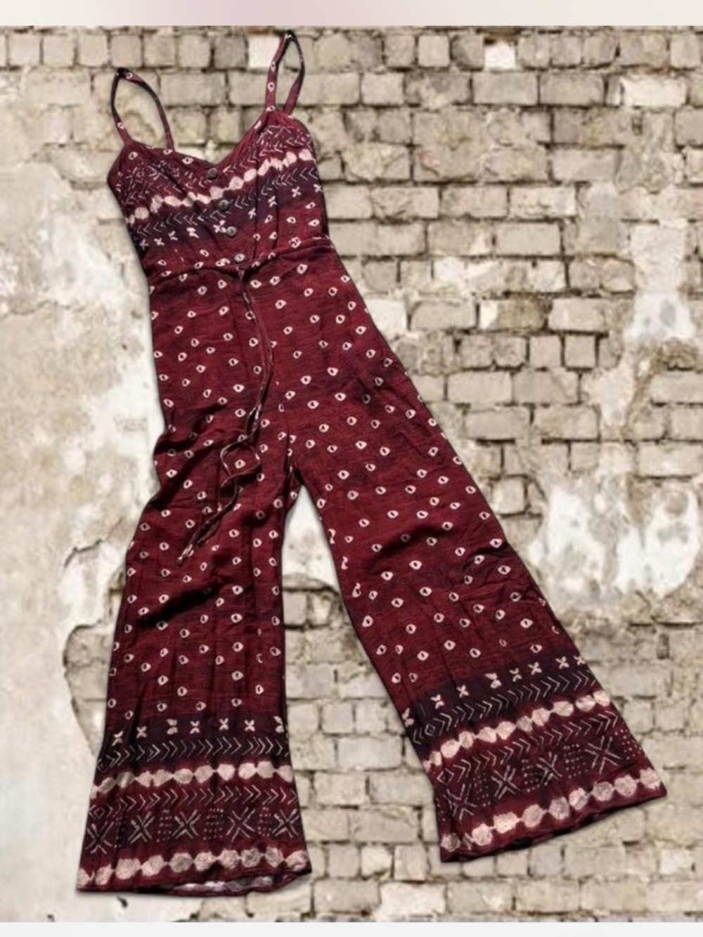 Jen’s Pirate Booty x Free People Wide Leg Boho Jumpsuit XS